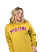 Mustard Dusters Puff Crewneck
