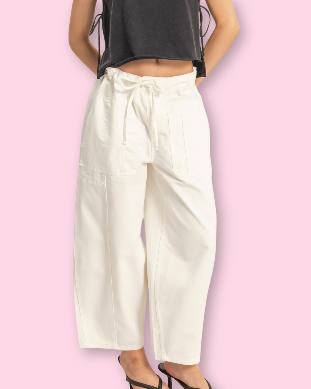 Easy Living White Denim Pants
