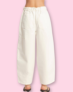 Easy Living White Denim Pants