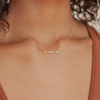 Mama Script Necklace