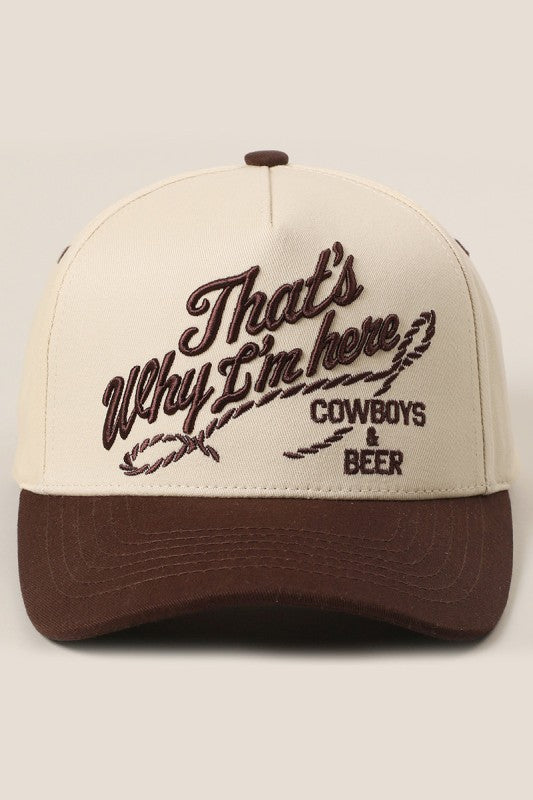 Cowboys & Beer Trucker Hat