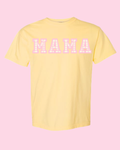 Pink Plaid MAMA Tee
