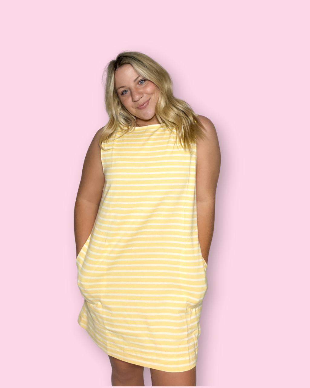 Sunny Stripe Shift Dress
