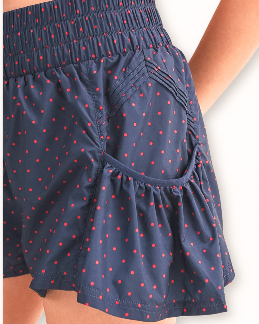 Polka Dot Flare Shorts