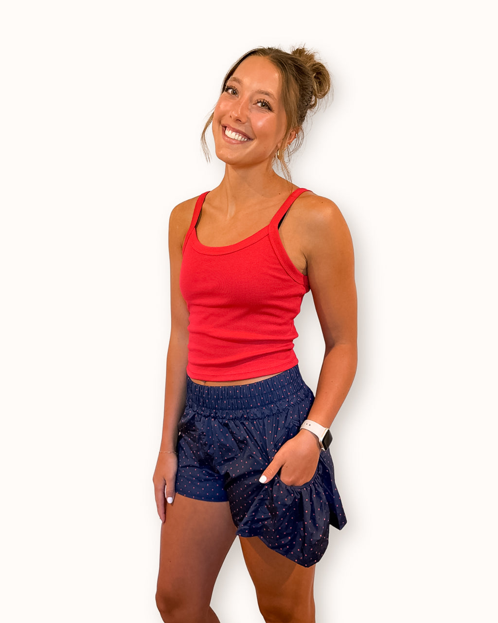 Polka Dot Flare Shorts