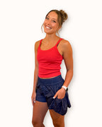Polka Dot Flare Shorts