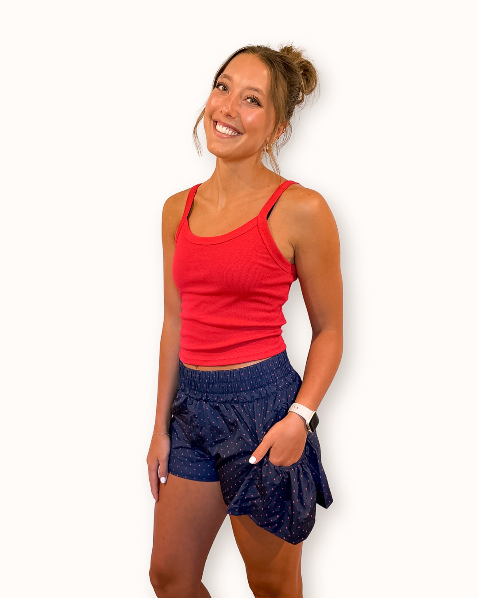 Polka Dot Flare Shorts