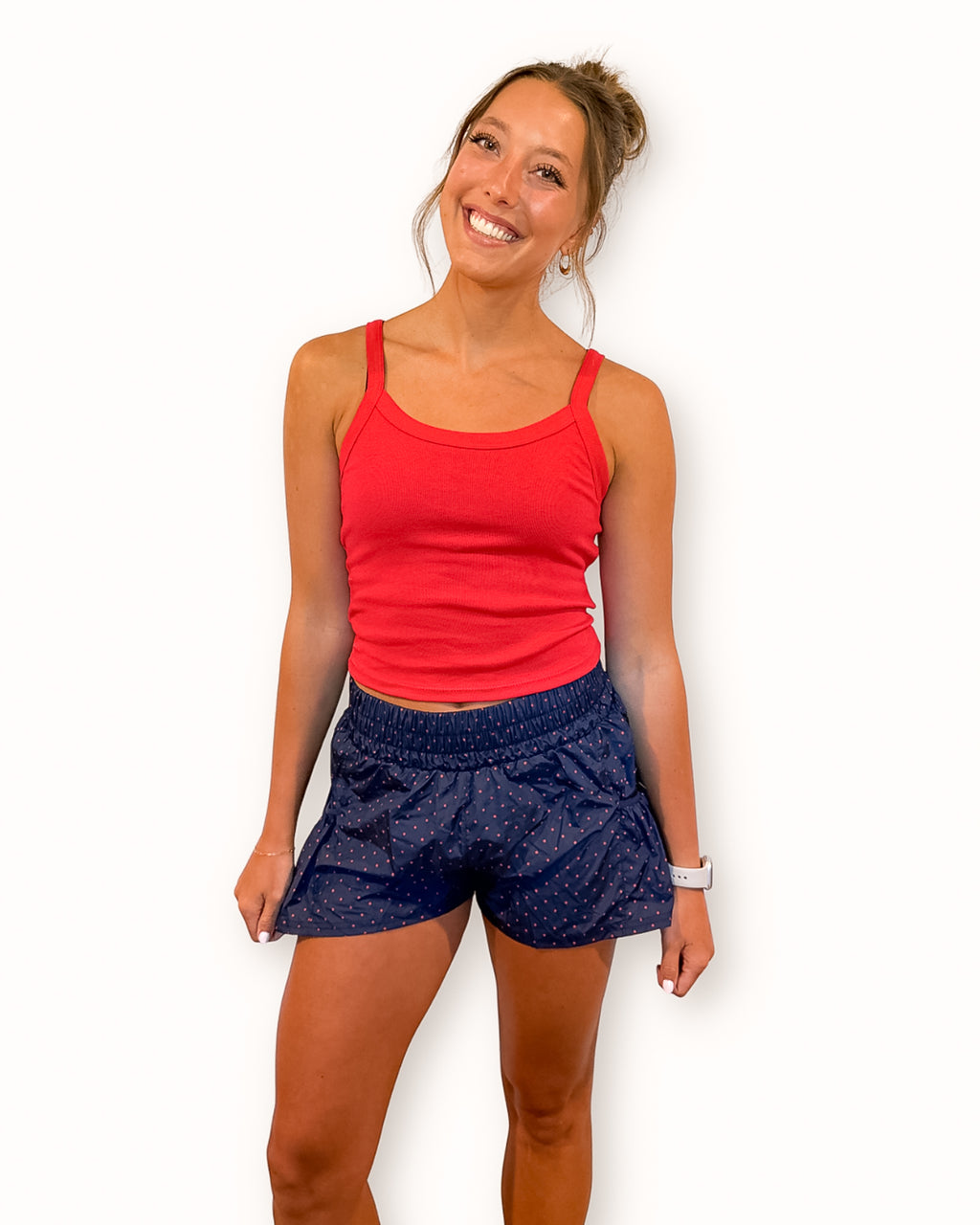 Polka Dot Flare Shorts